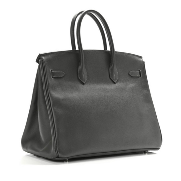 Authentic 2008 Hermes Birkin 35 Epsom calfskin leather handbag - Picture 3 of 9